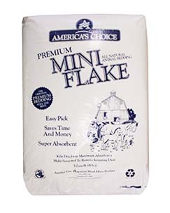 Pine Bedding Mini Flakes 3cf bale